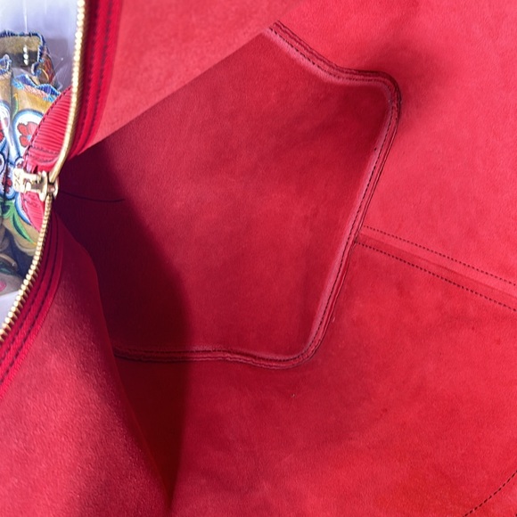 Authentic Red Epi leather Louis Vuitton extra large duffel bag - Picture 8 of 11